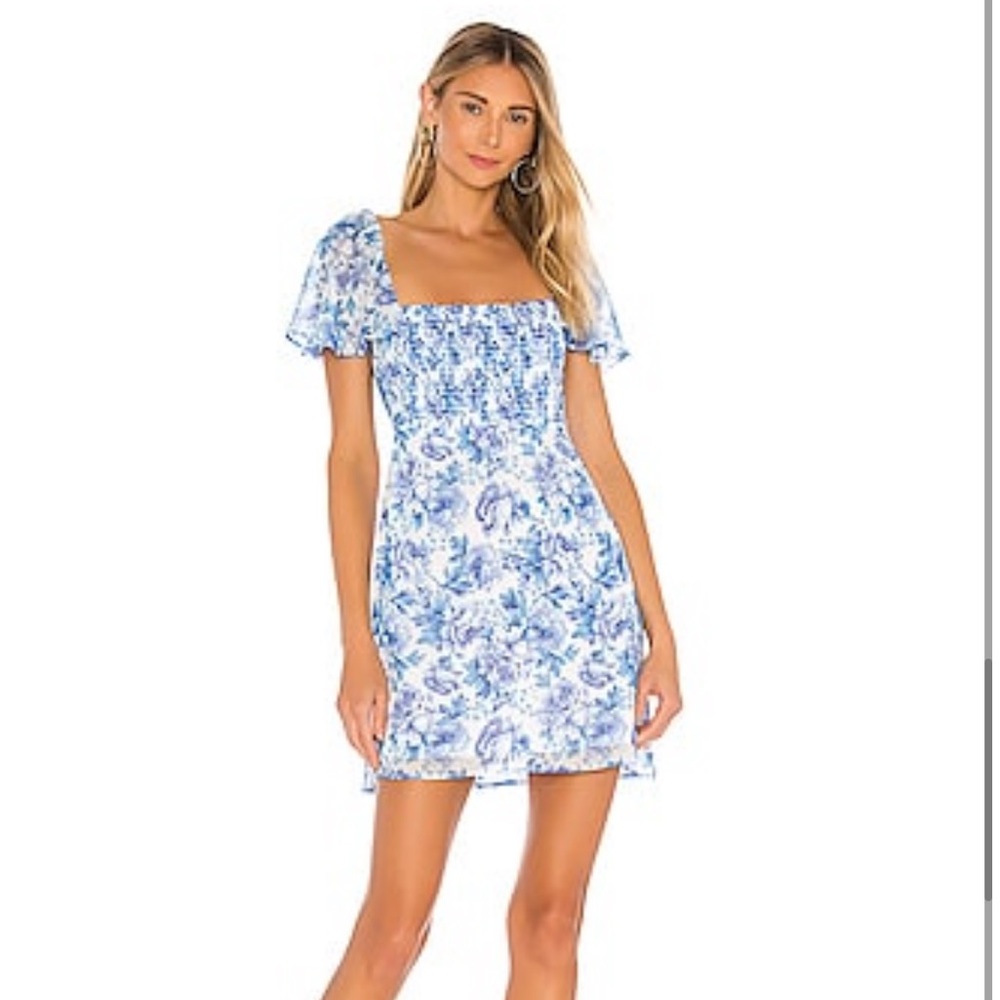 Revolve BREANNA DRESS IN MAMA BLUES